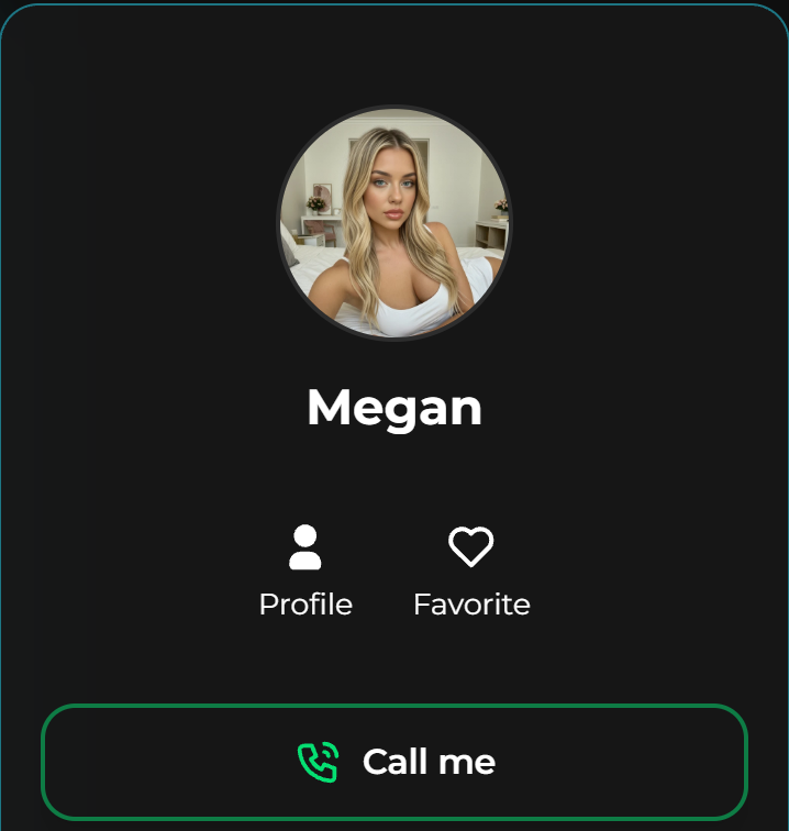 Secrets AI companion card with the Call me control